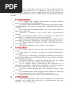 Indicaciones Cuaderno de Clase