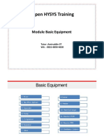 01-Training Hysys - Basic Equipments