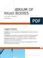 Lecture 3 Equilibrium of Rigid Bodies