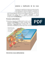 Procesos Sedimentarios y Clasificación de Las Rocas Sedimentarias