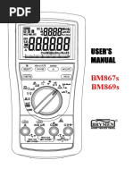 User'S Manual: BM867s BM869s