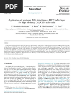 Application of Sputtered TiO2 Thin Films As HRT Buffer Layer For High Efficiency CDS CdTe Solar Cells - 2016 - Solar Energy