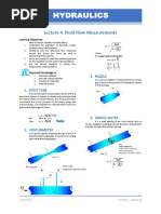 NU - Lecture 4 FLUID FLOW MEASUREMENT PDF