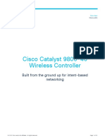 Cisco Catalyst 9800-40 Wireless Controller: Built From The Ground Up For Intent-Based Networking