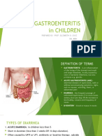 Acute Gastroenteritis in Children: Prepared By: Prof. Elizabeth D. Cruz RN, Man