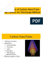 Synthesis of Carbon Nanotube by Carbon Arc Discharge Method