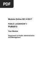 Public Leadership 21