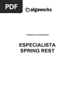 Ementa Especialista Spring REST1