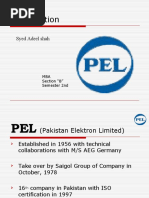 Marketing Plan of Pel