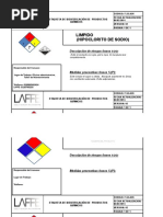 Etiquetas Productos Quimicos