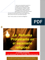 Power HISTORIA LA REFORMA PROTESTANTE EN EL ESCENARIO RELIGIOSO PDF