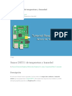 Sensor DHT11 de Temperatura y Humedad