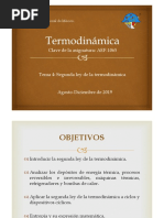 Tema 4 Segunda Ley de La Termodinámica PDF