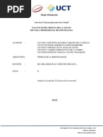 Teorias de La Personailidad - Análisis de La Película El Silencio de Los Inocentes