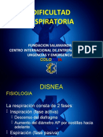 Dificultad Respiratoria