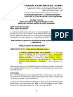 Modelo Escrito Reconsideración Insuficiente Reducción Pensiones Colegio Particular - Autor José María Pacori Cari