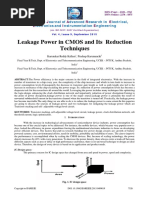 Leakage Power in CMOS and Its Reduction Techniques