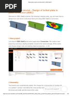 Bolted Plate To Plate Connection (AISC) - IDEA StatiCa