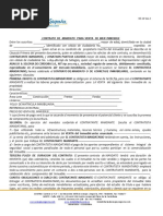 Contrato de Mandato Venta