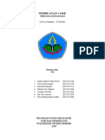 Laporan Praktikum Pembuatan Cake Tekpang Gol D Kel 4