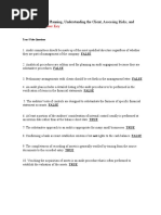 6 ANS KEY Principles of Auditing and Other Assurance Services by Whittington Chapter 6