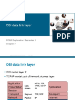 OSI Data Link Layer: CCNA Exploration Semester 1