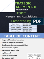 Strategic Management-Ii: Topic Presented by