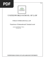 Unitedworld School of Law: Functions of International Criminal Court