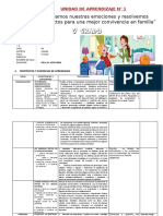 5º Grado - Primera Unidad de Aprendizaje