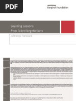 Framework Negotiation Failure Factors Final