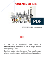 Components of Die: Ilyas Hussain-P2MFG15006