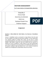 Operations Management: Gokuldham Society: A Case Study On Transportation Planning