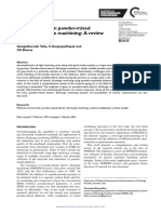 State of The Art in Powder-Mixed Electric Discharge Machining: A Review