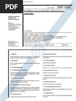 NBR 12806 Analise Sensorial Dos Alimentos E Bebidas PDF