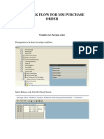 SAP Workflow For MM Purchase Order PDF