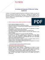 Protocolo de Cuidado Del Empleador PR Marriott Drilling Ltd. (COVID-19)