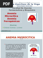 Anemia Microcitica y Ferropenica