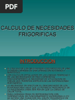 Calculo de Necesidades Frigorificas