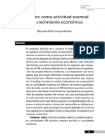 Araujo Gómez - 2016 - El Turismo Como Actividad Esencial en El Crecimien PDF