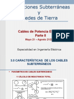 Cables Subterráneas y Redes de Tierra Parte II CFE