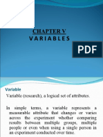 CH-5 Variables