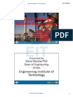 Troubleshooting of Variable Speed Drives: Engineering Institute of Technology