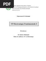 Polycopié TP Electronique F2 El Bayadh Validé