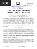 An Iot Based Accident Prevention & Tracking System For Night Drivers