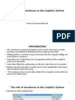 SCM 310 Chap-5 (The Role of Warehouse in The Logistics System)