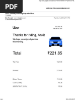 Uber REciept - Wipro 1