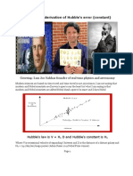 Newtonian Derivation of Hubble's Constant