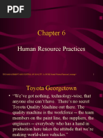 Human Resource Practices: THE MANAGEMENT AND CONTROL OF QUALITY, 5e, © 2002 South-Western/Thomson Learning