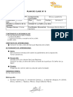 Plan Clase 8 (Vida de San Juan Bautista de La Salle)