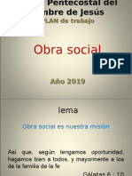 Plan de Trabajo de Obra Social 2019